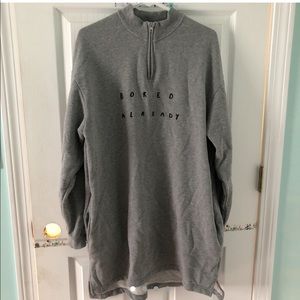 Lazy Oaf “Bored Already” Sweater Dress